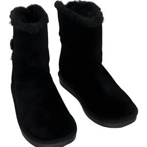 Koolaburra by UGG Nalie Short Girls Fashion Boots Black Cozy US 5